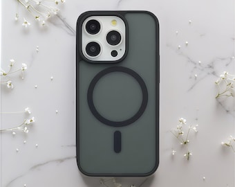 Funda magnética mate MagSafe para iPhone 17/17 Pro/17 Pro Max/16/16 Pro/16 Pro Max/15/15 Pro/15 Pro Max/14/13/12/11 Pro Max Plus