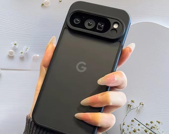 Funda magnética mate para Pixel: funda de carga inalámbrica a prueba de golpes para Google Pixel 9 Pro XL 9A 8 8A 7 7A 6 6A | Funda protectora compatible con Magsafe