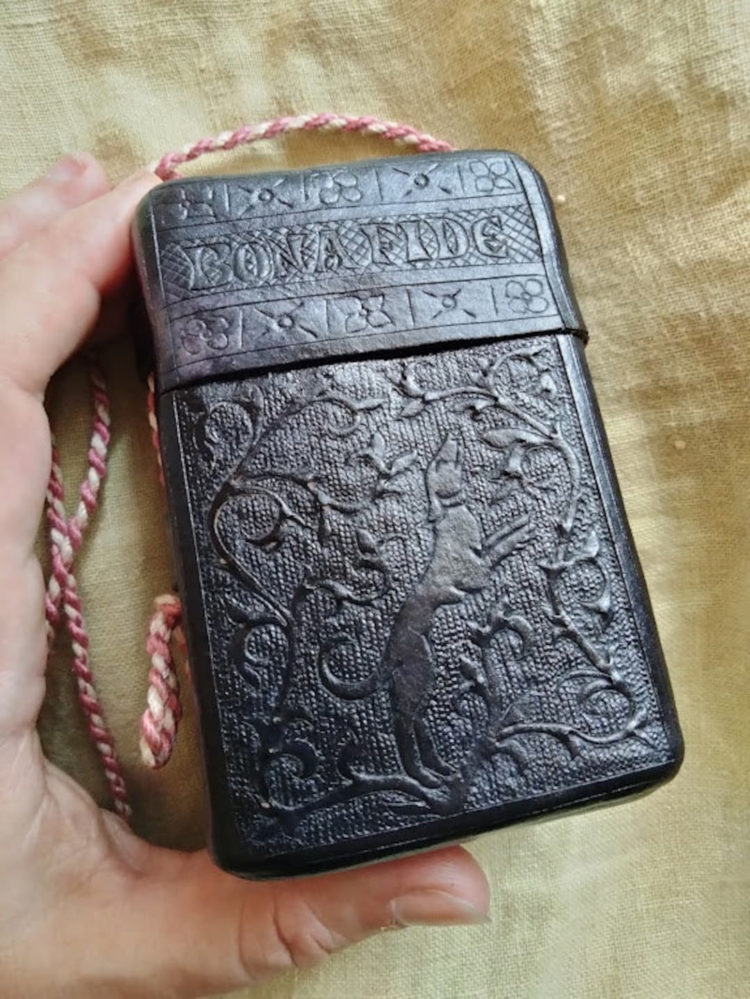 Medieval Case File Medieval Leather Medical Case Veritas Bona Fide - Etsy