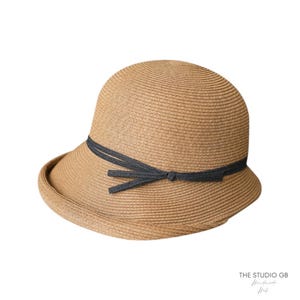 Sun Hat Wide Brim for Women, Foldable Beach Summer Vacation Womens Hat, Straw Hat for Women, Handmade Womens Straw Summer Hat