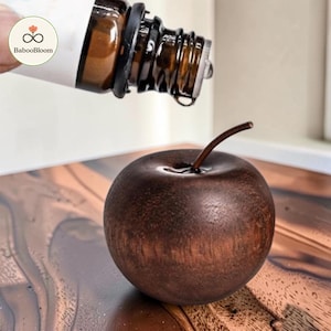 Minimalist Wood Essential Oil Diffuser Aromatherapy Decor Wooden Scent Diffuser for Living Room Bedroom Office Lucky Gift Home Decoration