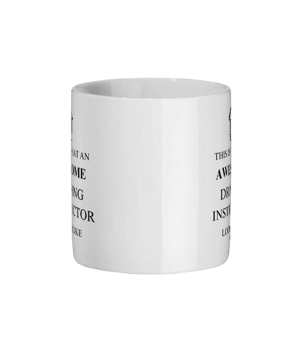 Divertente tazza da caffè in ceramica con scritta I'm A Driving Instructor to Save Time