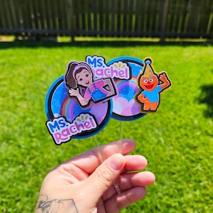 Ms.Rachel Cupcake toppers