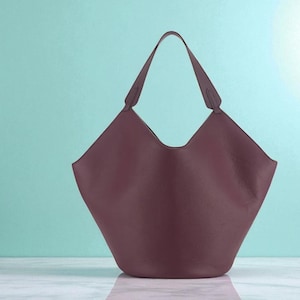 Vintage Leather Purse, Handmade Full Grain Leather Shoulder Bag, Cowhide Tote Bag for Women, Everyday Handbag, Gift for Mom
