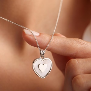 14K Gold Pearl Initial Necklace: Personalized Heart Pendant