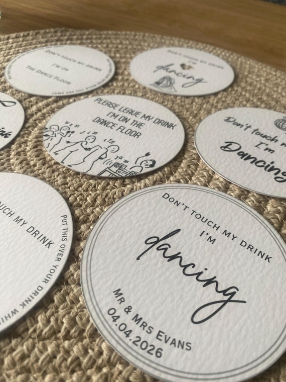 Personalised Drink Toppers