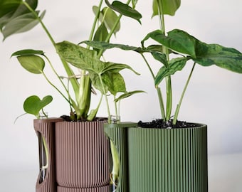 TWINIA planter with propagation tube holder