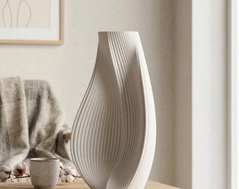 Helix Wave 3D-printed parametric vase