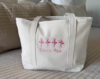 Dance Mom Custom Canvas Tote
