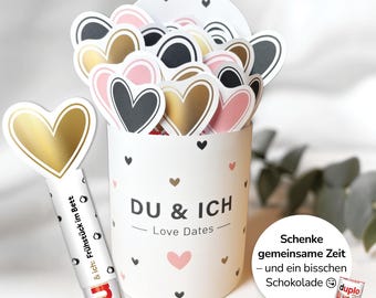 Date ideas for couples - Duplo wrapper | DIY printable gift for your partner | PDF template