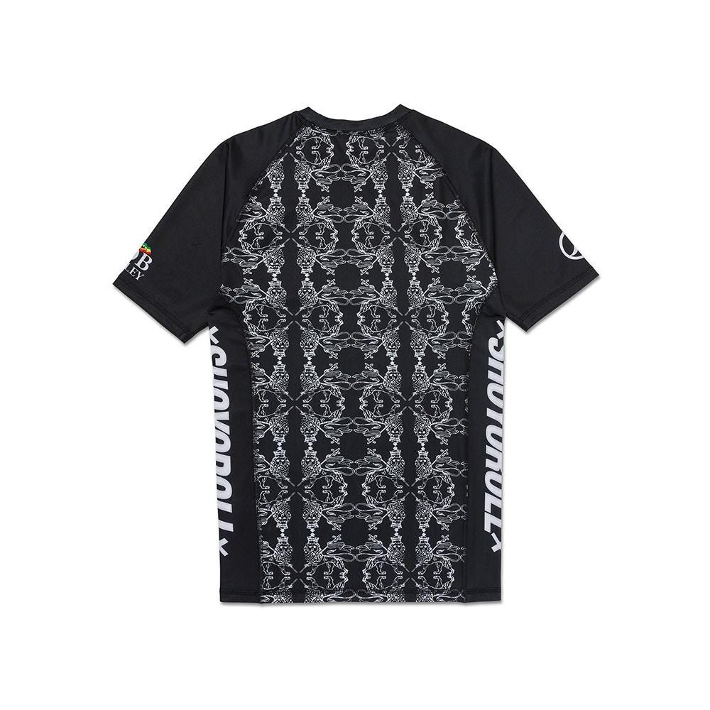 Set Rash Guard + Short Shoyoroll Bob Marley X TuFF GONG - Pour Le Jiu Jitsu No-gi - Plusieurs Tailles