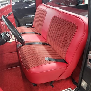 Custom Chevy C10 Seat Covers 1967-1972 | Blazer Bench Seat Upholstery | Classic Truck Interior Upgrade | Handmade Auto Seat Cover