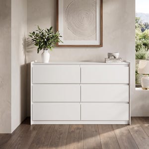 white dresser handles Famapy Chest of Drawers 12 Drawer Dresser with Gold Metal White Enhance your bedroom with this elegant 9 IKEA DRAGSMARK clip-on handle, white,