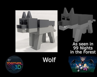 Wolf uit 99 Nights in The Forest (Roblox)