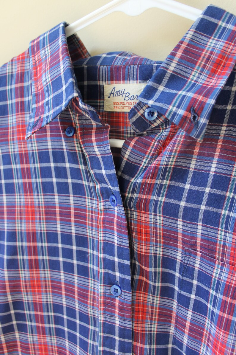 Vintage Button Down men/'s 40 Plaid straight from poopaw/'s closet
