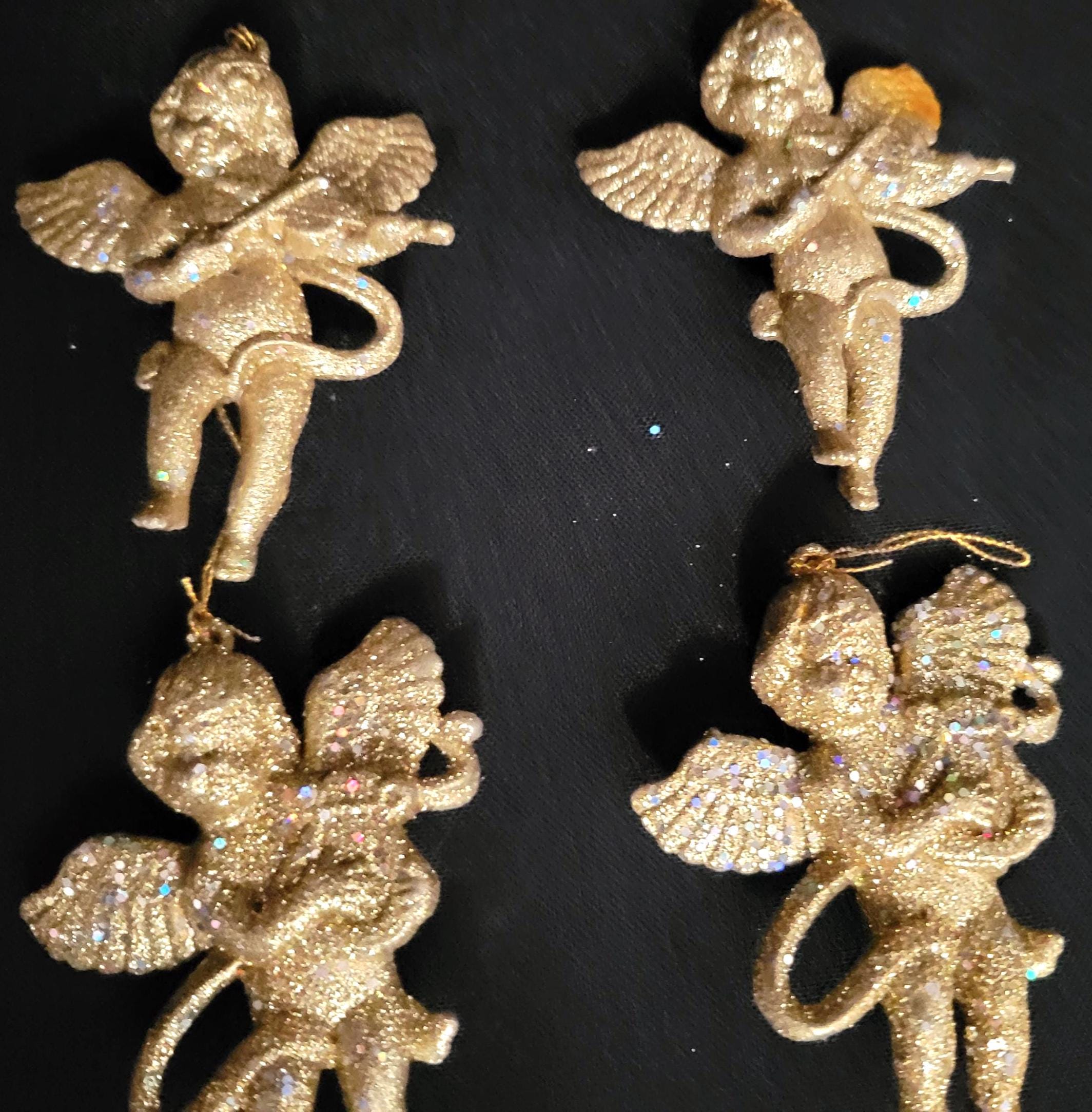 Figurines Anges Cupidons (LOT DE 2 PIÈCES) - FIGURINES - STATUETTES