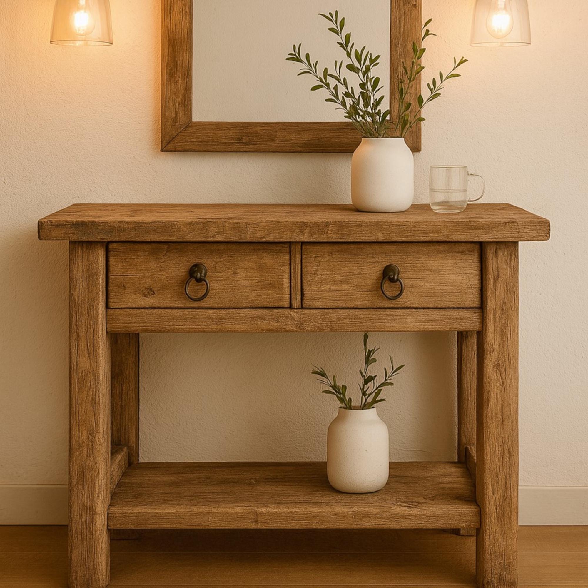 Entry Table With Storage