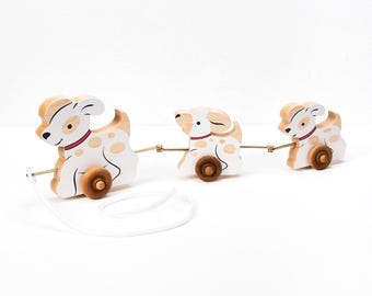 Follow Me Doggies! Pull Behind Toy for Babies and Toddlers