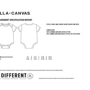 100% Airlume Combed, Ring-Spun Cotton Onesie - Made in the USA (Size 6-12 mo) image 4