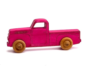 Cowgirl Pickup Truck Hot Pink Length 9" - Personalize It!