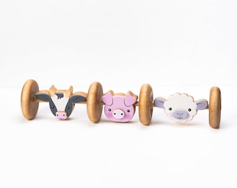 Tummy Time with Farm Friends! Merry Roll Along for Babies
