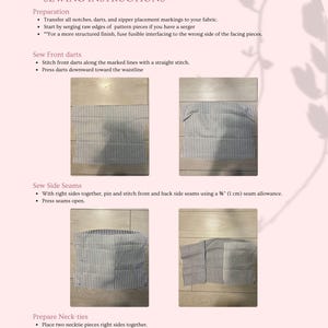 Halter Top and Micro Skort Sewing Pattern | Sizes XXS–XL | Two-Piece Set | image 18