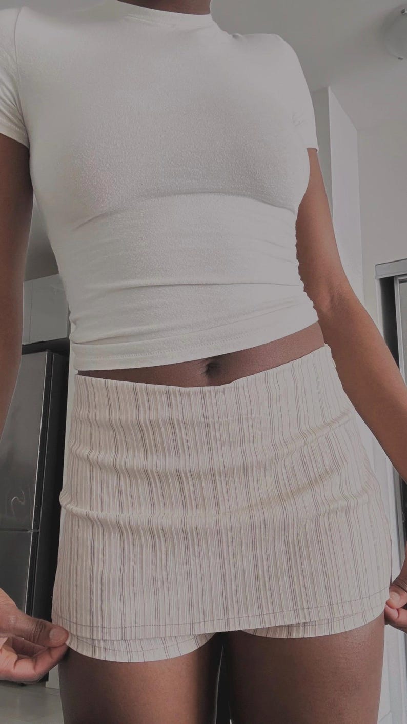 Halter Top and Micro Skort Sewing Pattern | Sizes XXS–XL | Two-Piece Set | image 5