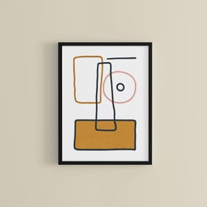 Moroccan Rug Print: Abstract Geometric Art, Boho Home Decor (Digital Download)