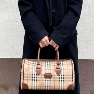 Burberry Boston Bag - Etsy