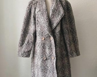 Cappotto vintage, cappotto invernale, vintage, cappotto, cappotto vintage, cappotto di lana nuova, cappotto oversize, cappotto grigio, cappotto retrò, vintage, cappotto da detective