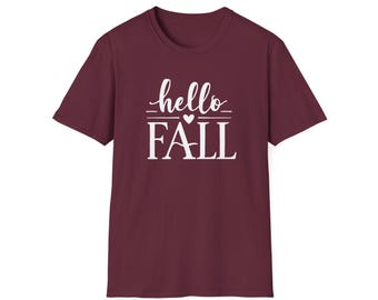 Fall Fashion T-Shirt: Unisex Softstyle Ring-Spun Cotton