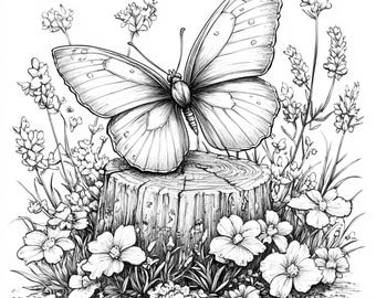 Color Me Wild! Volume 2 – Butterfly and Moth Coloring Book | Nature Coloring for Kids & Adults | Wildlife Art Inspired