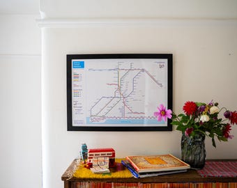 Athens Map (London style) [also available in Greek language]