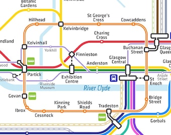 Future Clyde Metro Map
