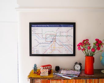 Glasgow Map (London style)