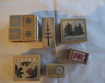 Flowers Bright Season Merry Christmas Rubber Stamps Cottage Home Nordic Winter peace and joy Acrylic Stamps Very Vintage Christmas