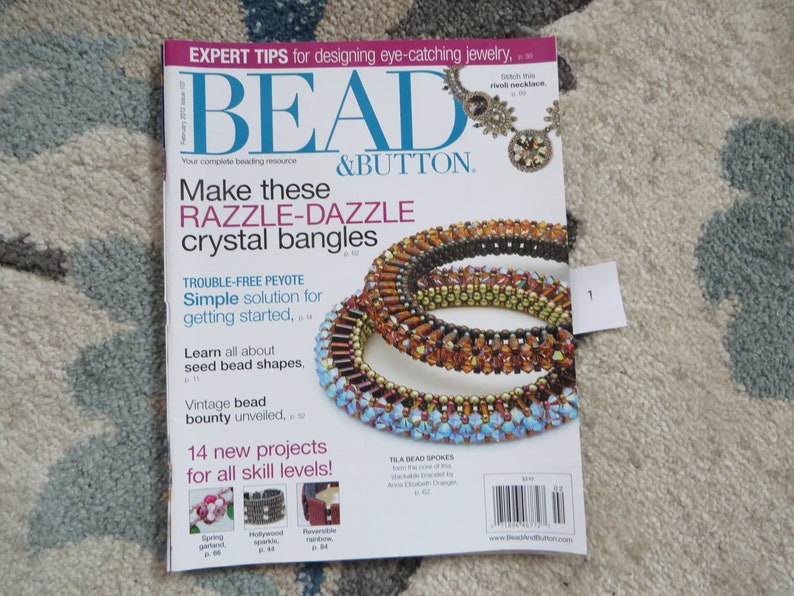 Bead and Button Magazines, magazine, bead, button, February, April, June, August, October, December image 2