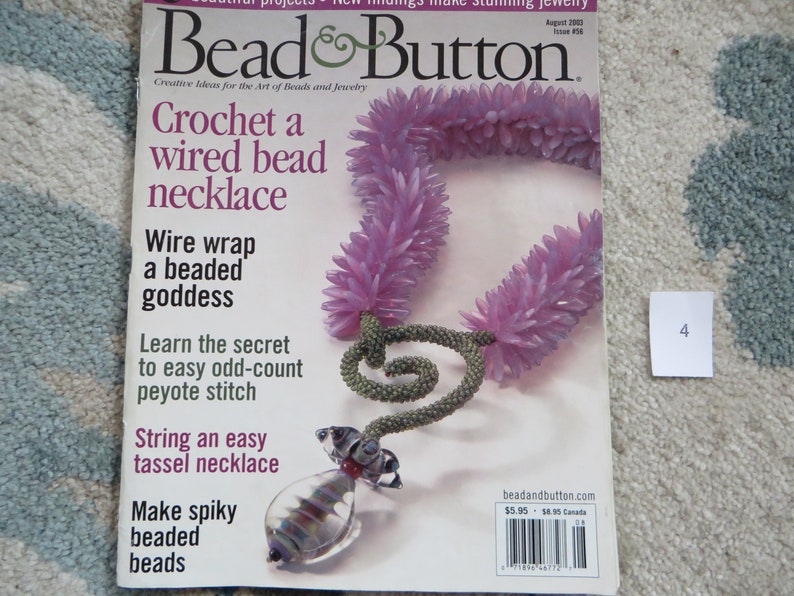 Bead and Button Magazines, magazine, bead, button, February, April, June, August, October, December image 5