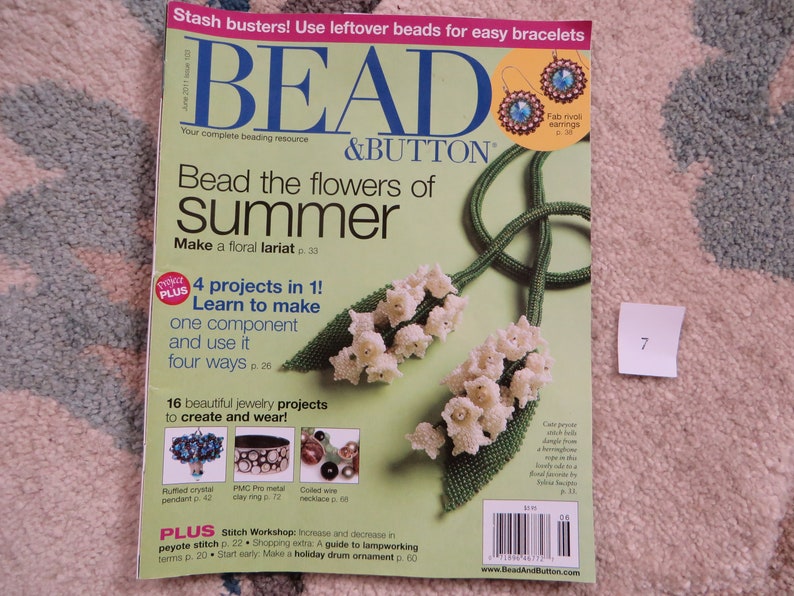 Bead and Button Magazines, magazine, bead, button, February, April, June, August, October, December image 8