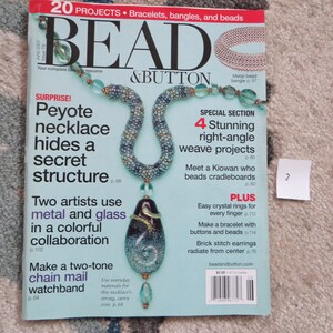 Bead and Button Magazines, magazine, bead, button, February, April, June, August, October, December image 3