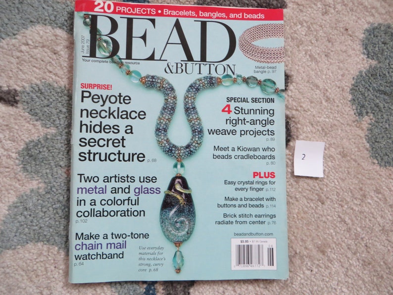 Bead and Button Magazines, magazine, bead, button, February, April, June, August, October, December image 3