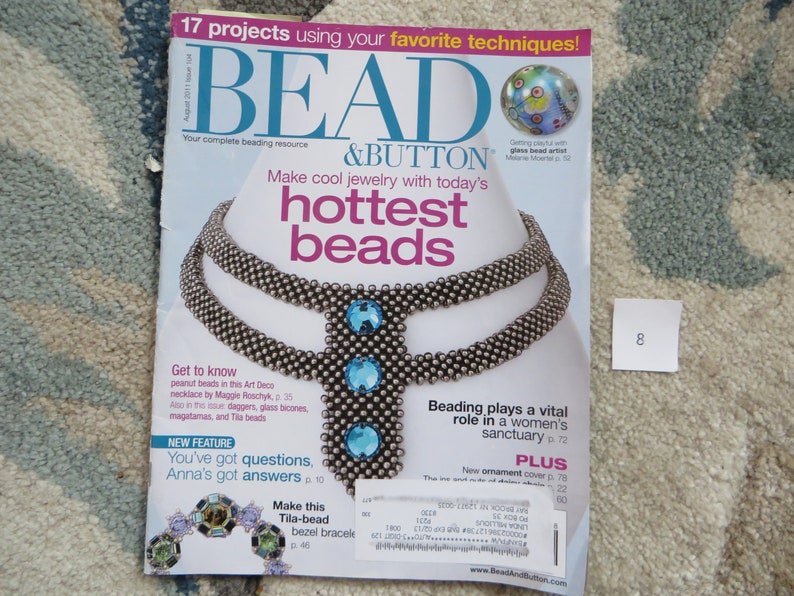 Bead and Button Magazines, magazine, bead, button, February, April, June, August, October, December image 9