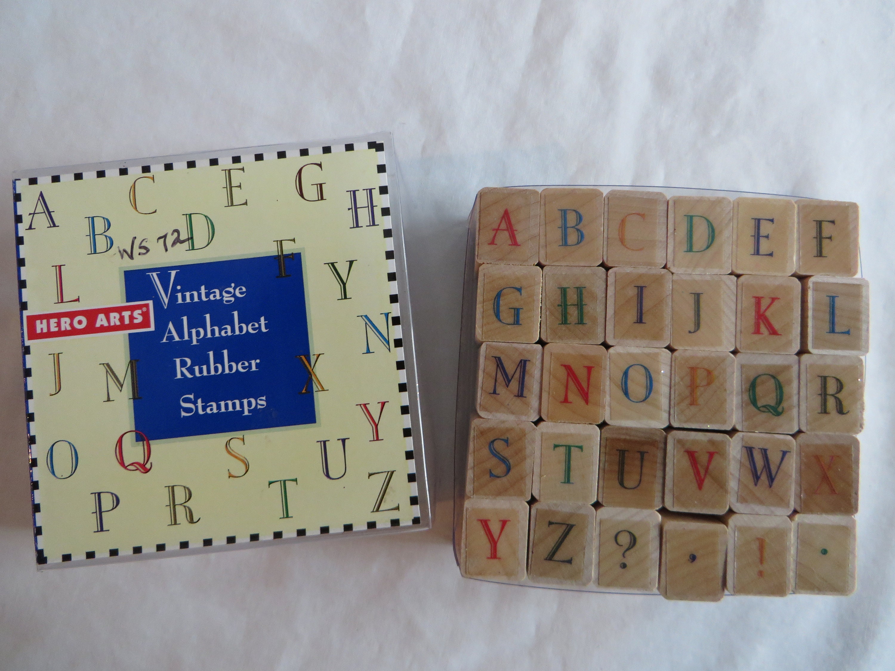 Alphabet Rubber Stamps 