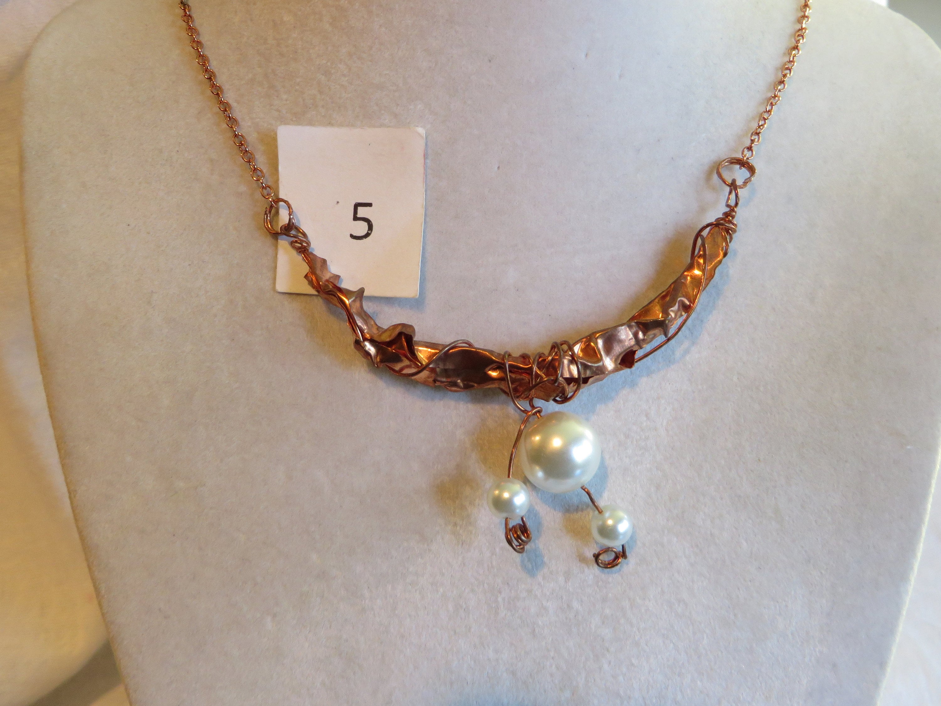 Variety of Necklaces, Beaded, Chip, Black, Wire Wrapped
