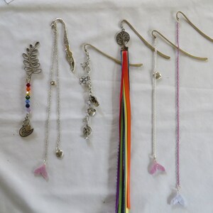 Bookmarks, Swan and Chakra Beads, Book, Pendant, Bookmark, Swan, Chakra, Mermaid Tail, Heart, Charms, Baseball Cap, Adjustable