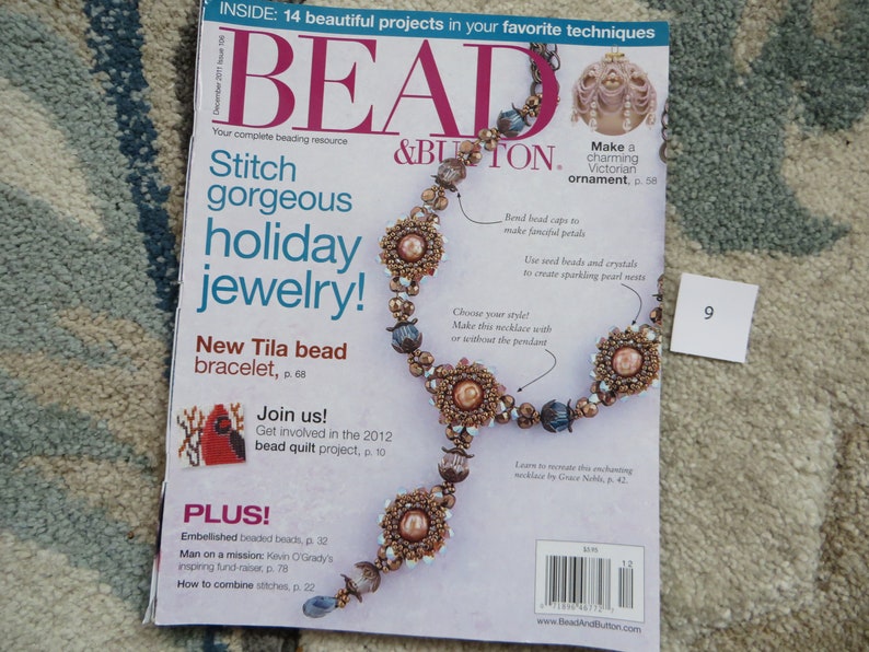 Bead and Button Magazines, magazine, bead, button, February, April, June, August, October, December image 10
