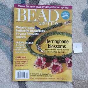 Bead and Button Magazines, magazine, bead, button, February, April, June, August, October, December image 7