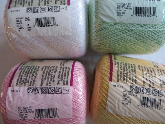 SIZE 10-350 YARDS MAIZE ROYALE CLASSIC CROCHET THREAD