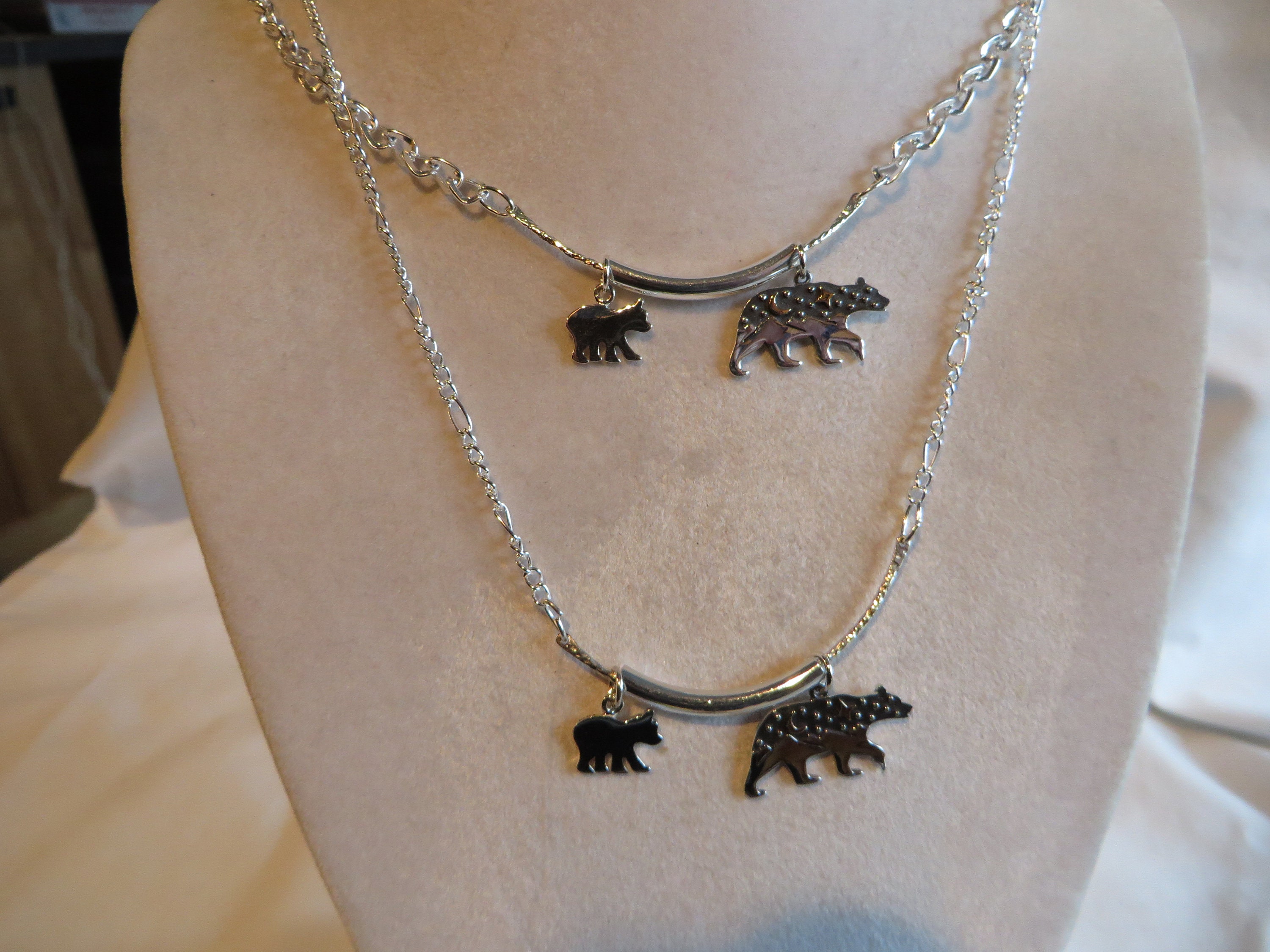 Buy Mama Bear and Cub Necklace Bear Cub Baby Bear Necklace