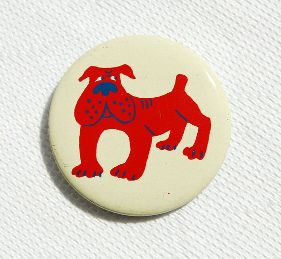 Items similar to Adorable Vintage Soviet Pin With Dog on Etsy